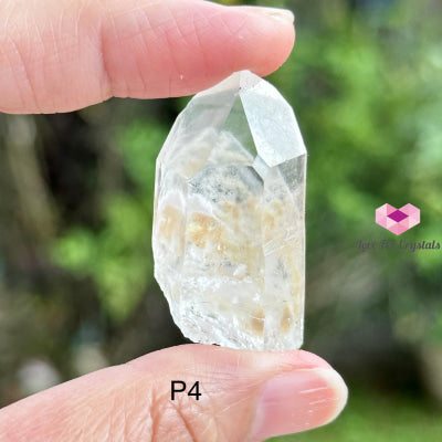 White Phantom Raw Point (Brazil) 40-50Mm Photo 4 Crystals