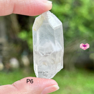 White Phantom Raw Point (Brazil) 40-50Mm Photo 6 Crystals