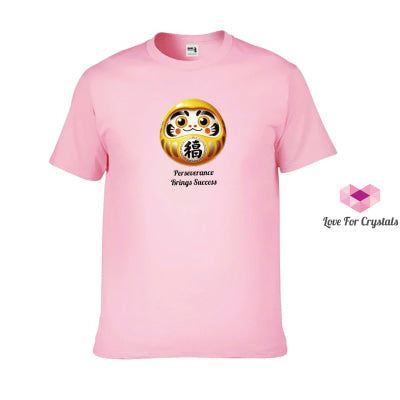 Wish Granting Daruma (Shirts Of Fortune) By Fort M Treasures Pink S