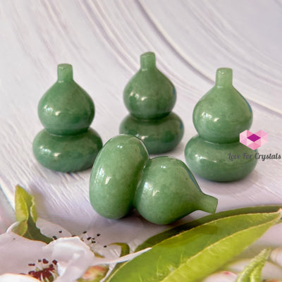 Wu Lou Hulu Crystal Gourd (Feng Shui) Green Aventurine Feng Shui