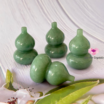 Wu Lou Hulu Crystal Gourd (Feng Shui) Green Aventurine 2-2.5 (Per Piece) Feng Shui