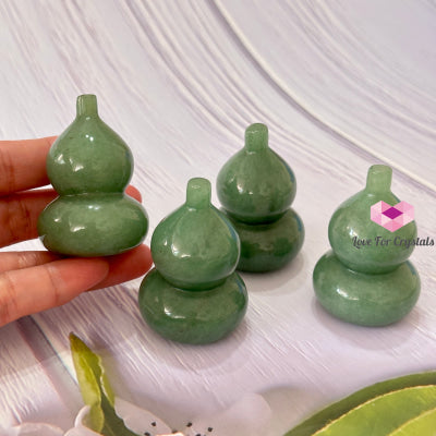 Wu Lou Hulu Crystal Gourd (Feng Shui) Green Aventurine Feng Shui