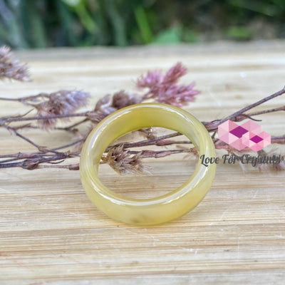 Yellow Agate Crystal Ring (Brazil) Gemstone Rings