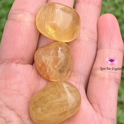 Yellow Fluorite Tumbled (Argentina) Stones