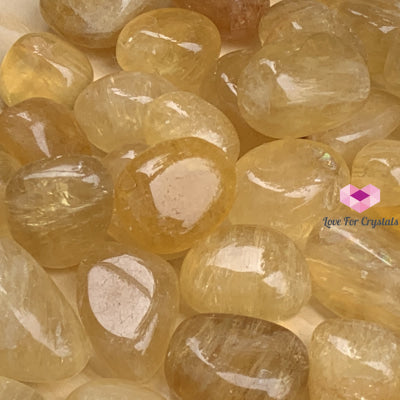 Yellow Fluorite Tumbled (Argentina) Stones