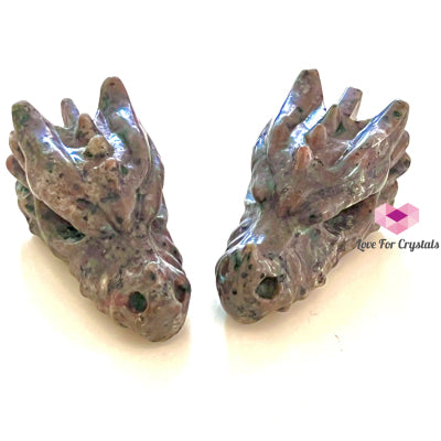 Yooperlite Dragon Head Carving (80Mm)