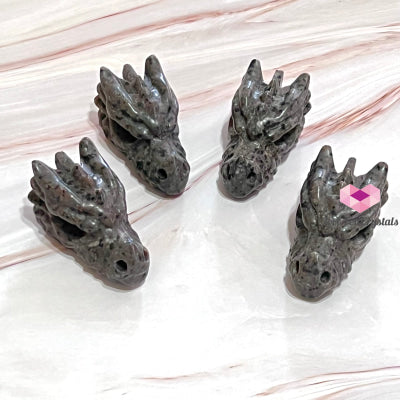 Yooperlite Dragon Head Carving (80Mm)